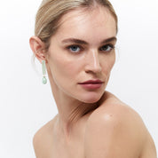 14kt Jade Exclamation Earrings