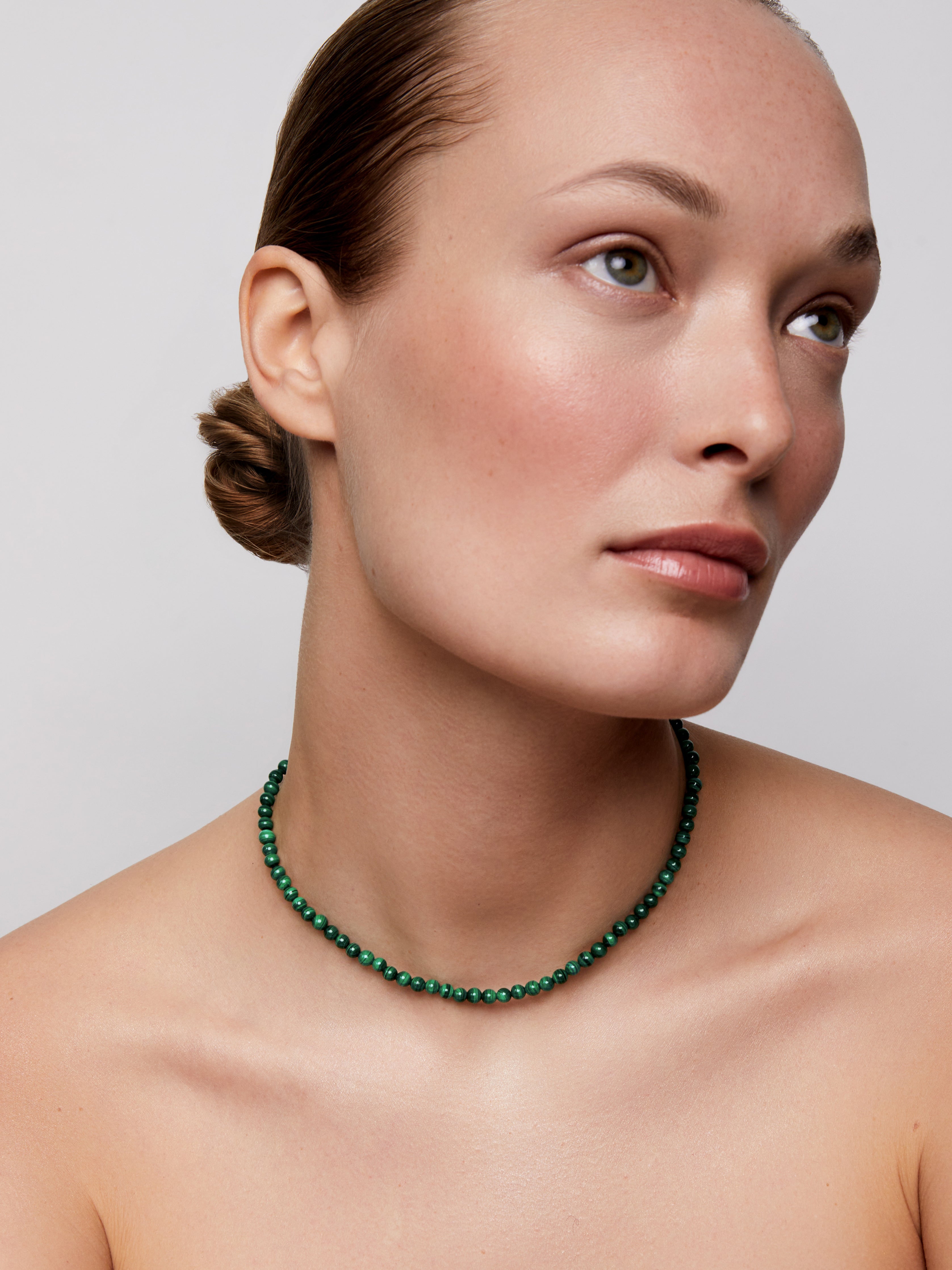 Malachite Beaded Choker