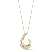 14kt Curl Necklace