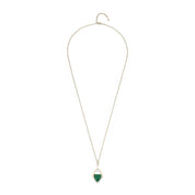 14kt Malachite Flip Necklace