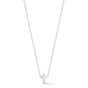 Suspended Cross Necklace