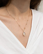 14K Nuage Bone Chain Pendant