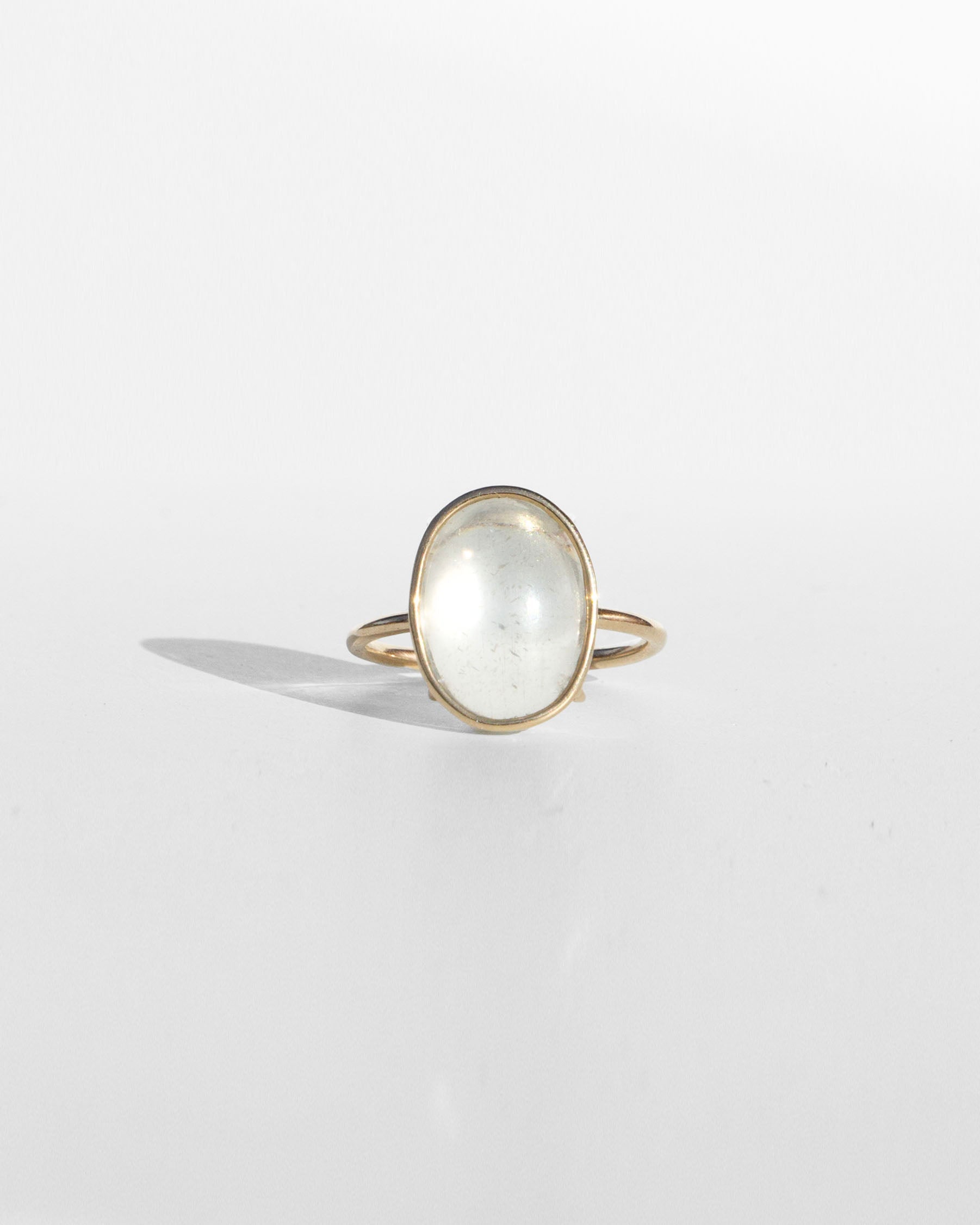 14K Icy Moonstone Ring