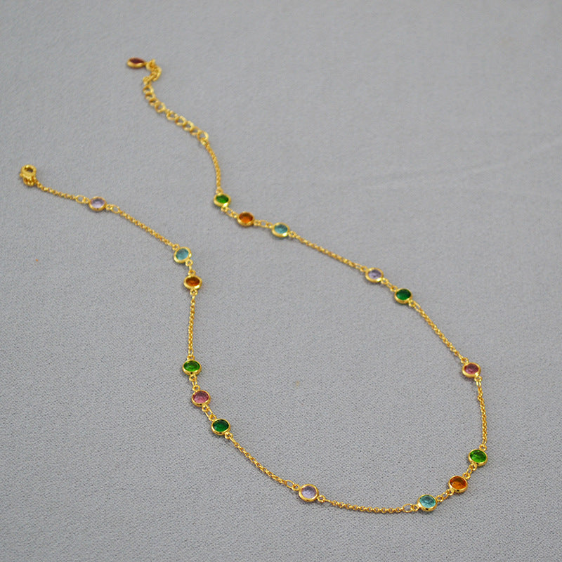 Multicolor Gemstone Necklace