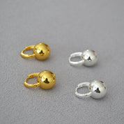 Classic Gold Ball Earrings