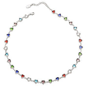 Candy Chain Heart Shape Necklace Bracelet (Purchase Individually)