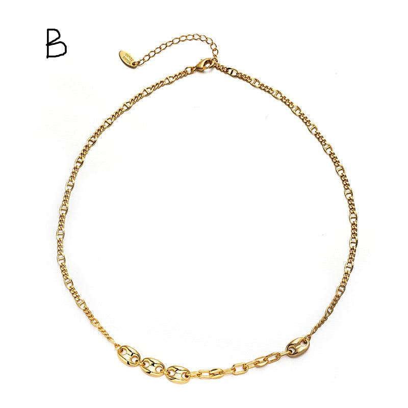 Gold Chunky Chain Necklace