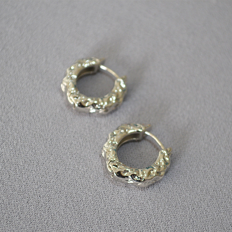 Lava Ear Hoop Earrings