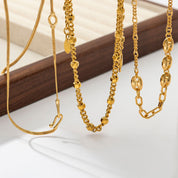 Gold Chunky Chain Necklace