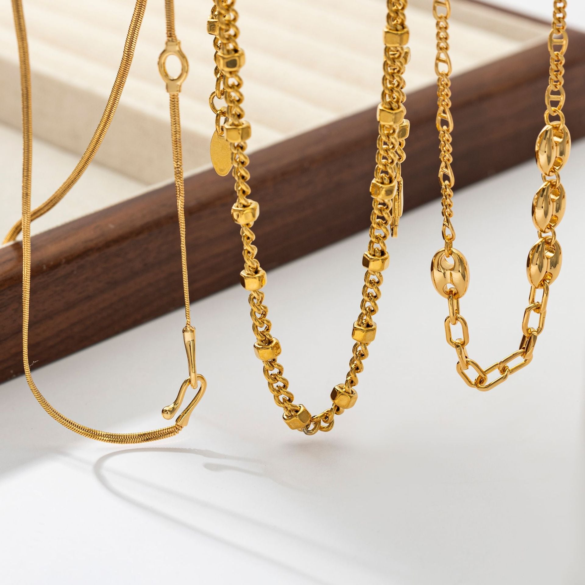 Gold Chunky Chain Necklace