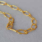 Irregular Gold Chain Necklace