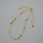 Multicolor Gemstone Necklace