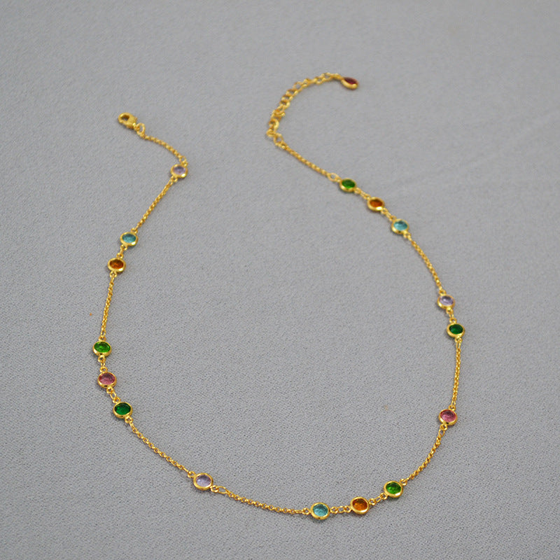 Multicolor Gemstone Necklace