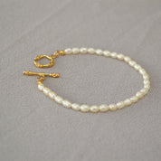 Mini Rice Pearls Beaded Necklace l Bracelet