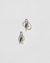 Petite Pearl Orbit Earrings