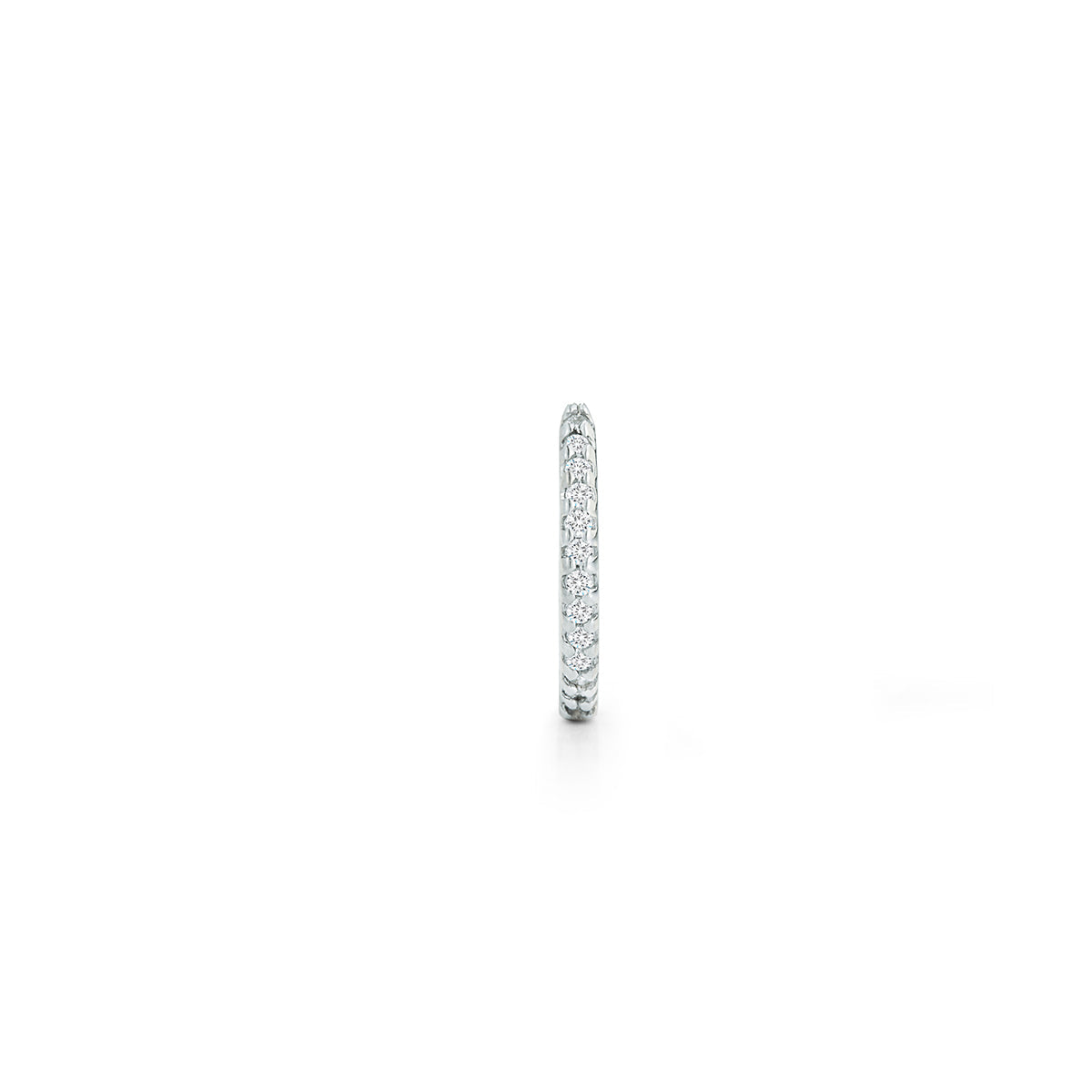 Single 12mm Diamond Huggie