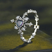 Heart Cross Ring