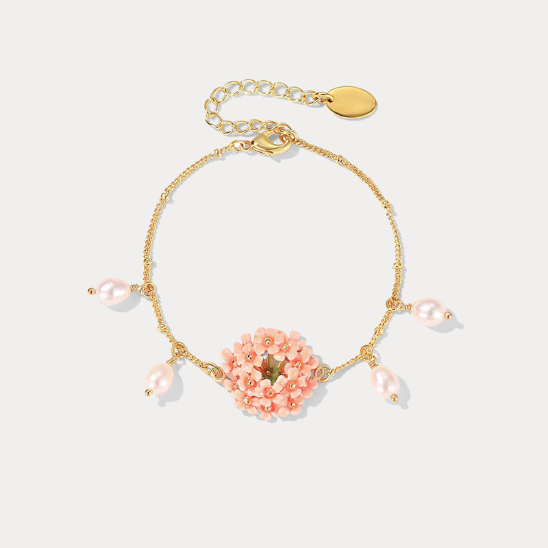 Pink Verbena Bracelet