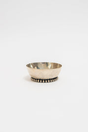 JEAN DÉSPRES, HAMMERED SILVER BOWL, C. 1930