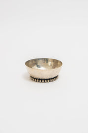 JEAN DÉSPRES, HAMMERED SILVER BOWL, C. 1930