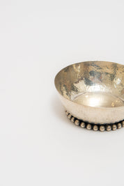 JEAN DÉSPRES, HAMMERED SILVER BOWL, C. 1930