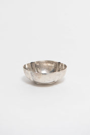 WILLIAM SPRATLING, HAMMERED STERLING SILVER POTPOURRI BOWL, C. 1940