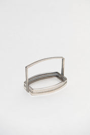 WIENER WERKSTATTE, METAL GRIDWORK BASKET. C. 1905