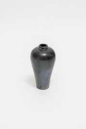 ANONYMOUS, BLACK STUDIO POTTERY VASE, C. 1960