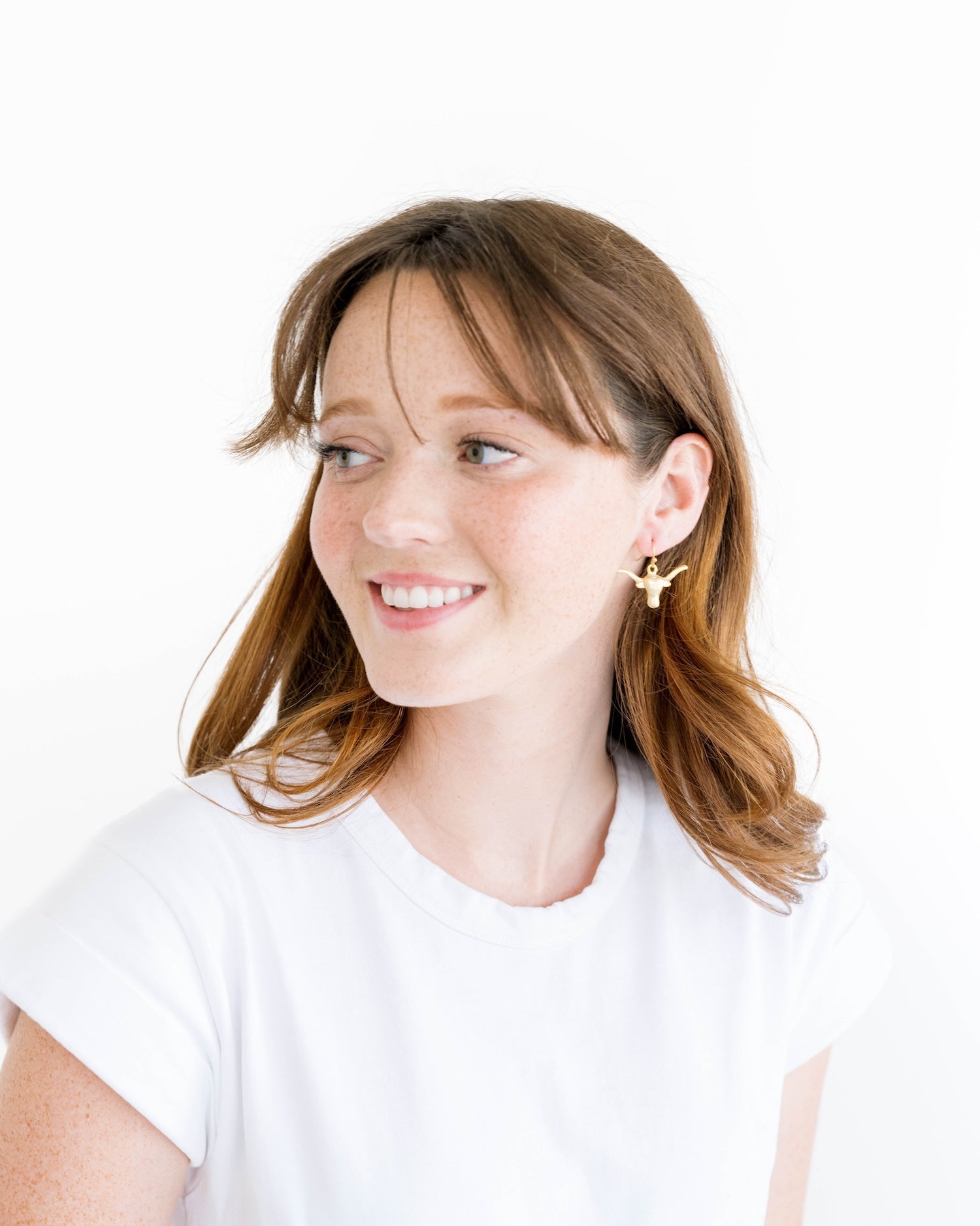 Longhorn Drop Earrings