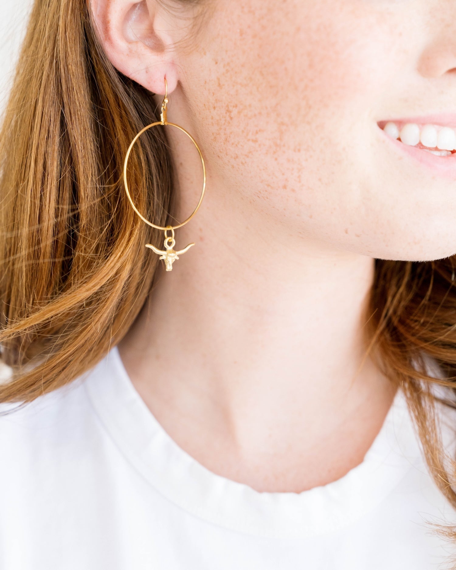 Longhorn Loop Earrings