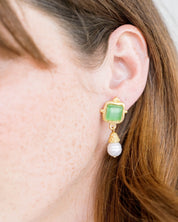 Charlotte Pearl Drop Earrings