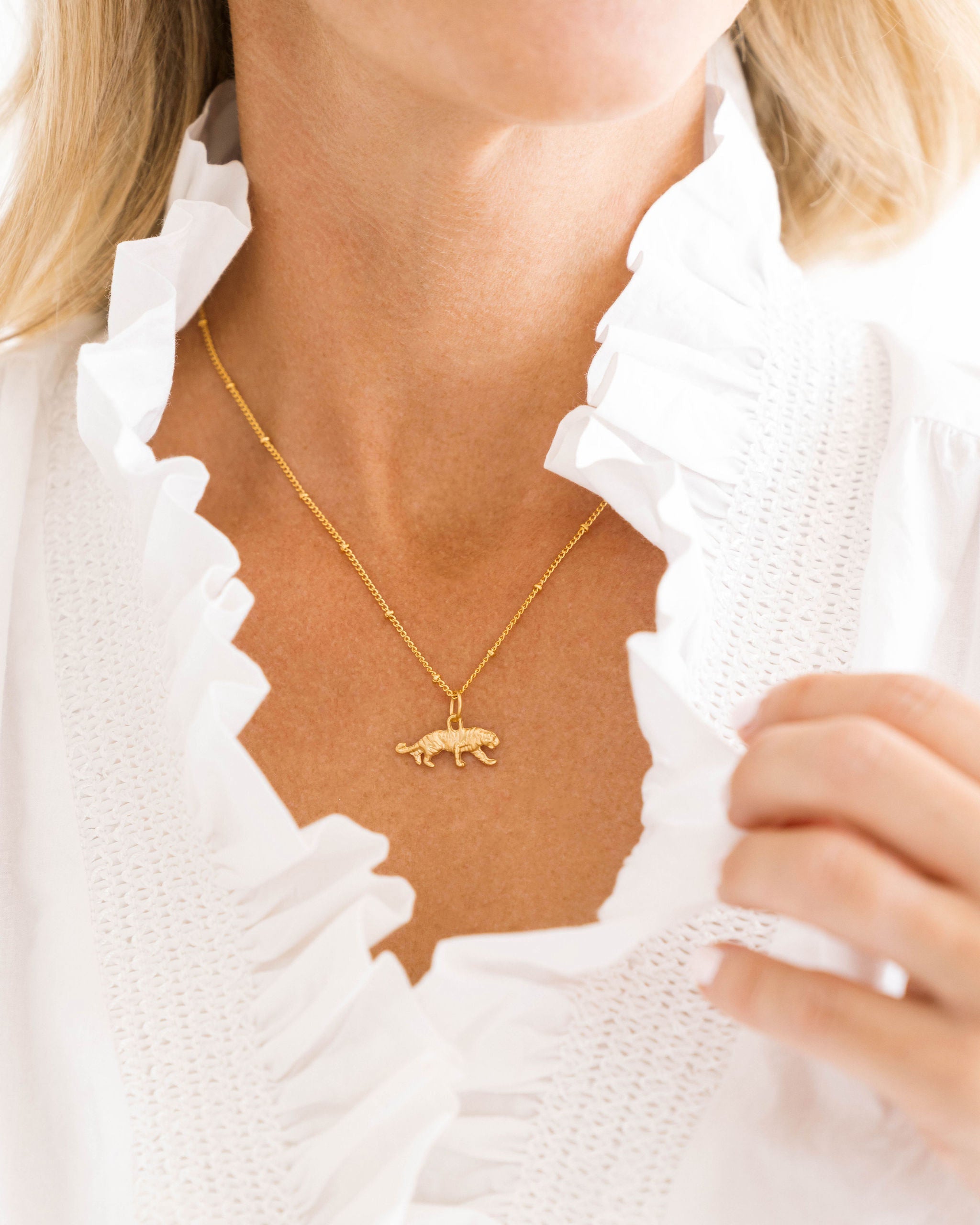 Dainty Tiger Necklace