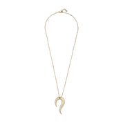 14kt Swoosh Necklace