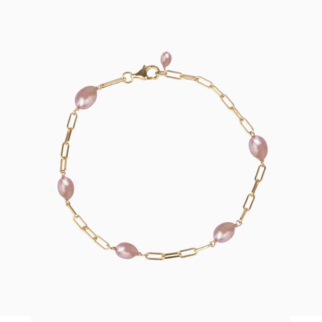 Kamala Keshi Pink Pearl Bracelet