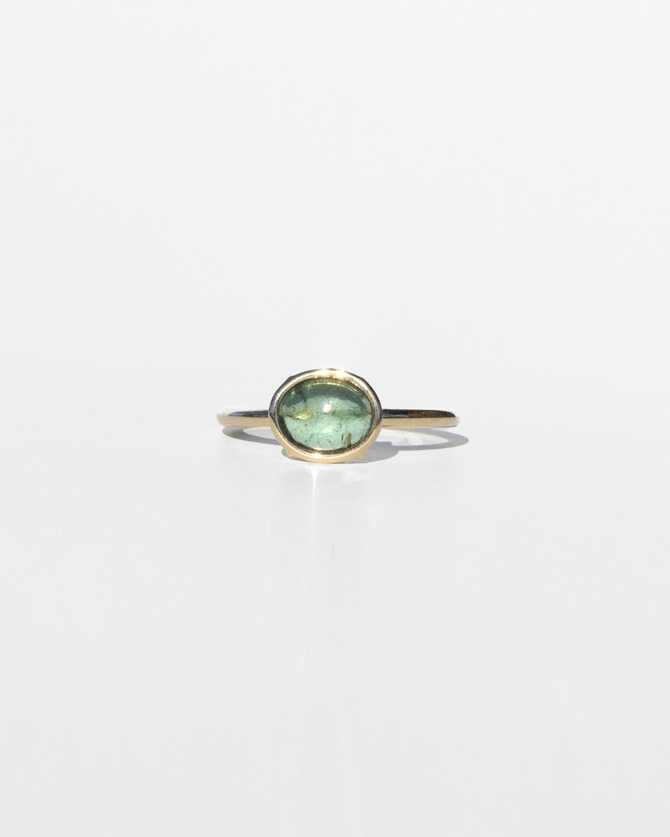 14K Petite Tourmaline Floating Ring