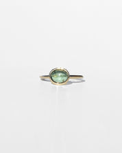 14K Petite Tourmaline Floating Ring