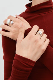 Double Wave Ring