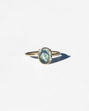 14K Teal Tourmaline Ring