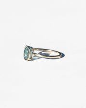 14K Teal Tourmaline Ring