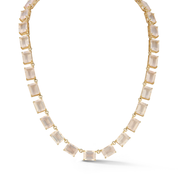 14kt Rose Quartz Anna Riviera Necklace