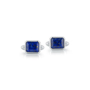 Emerald Cut Lapis Cufflinks