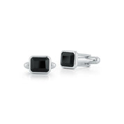 Emerald Cut Onyx Cufflinks