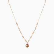 Jolanie Pink Pearl Necklace