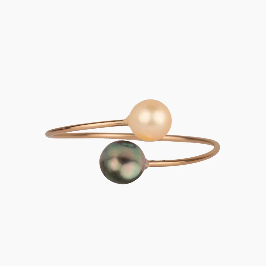 Tahitian & Golden Pearl Cuff