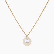 Petra Golden Pearl Necklace