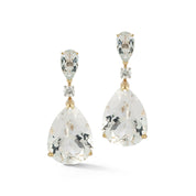 14kt White Topaz Sophia Earrings