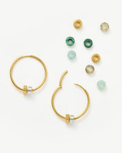 Abacus Beaded Gemstone Make-Your-Own Set | 18k Recycled Gold Vermeil on Recycled Sterling Silver