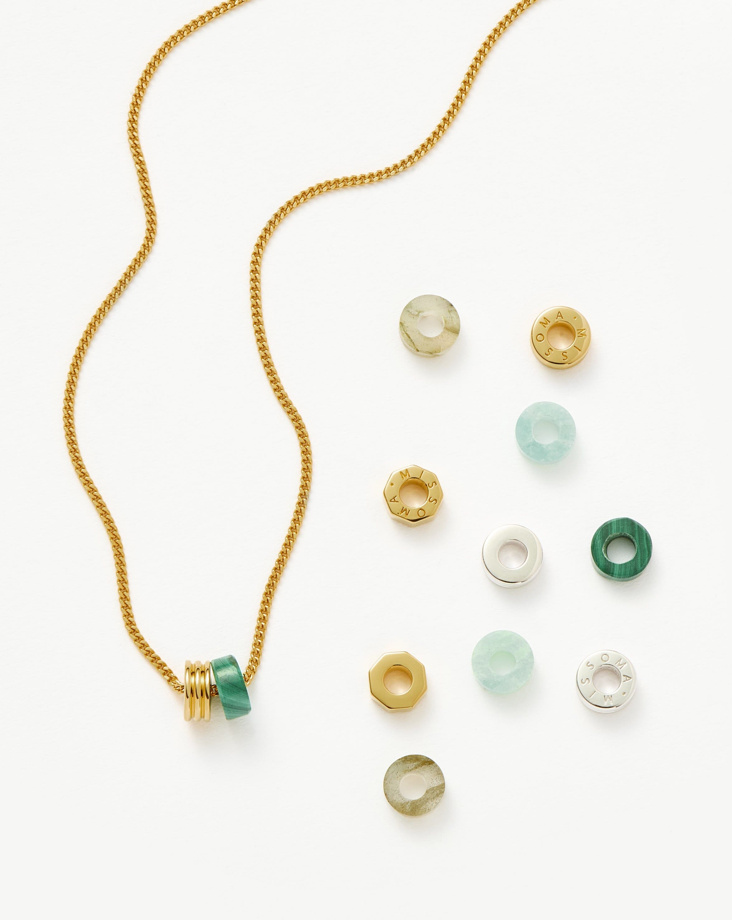 Abacus Beaded Gemstone Make-Your-Own Set | 18k Recycled Gold Vermeil on Recycled Sterling Silver