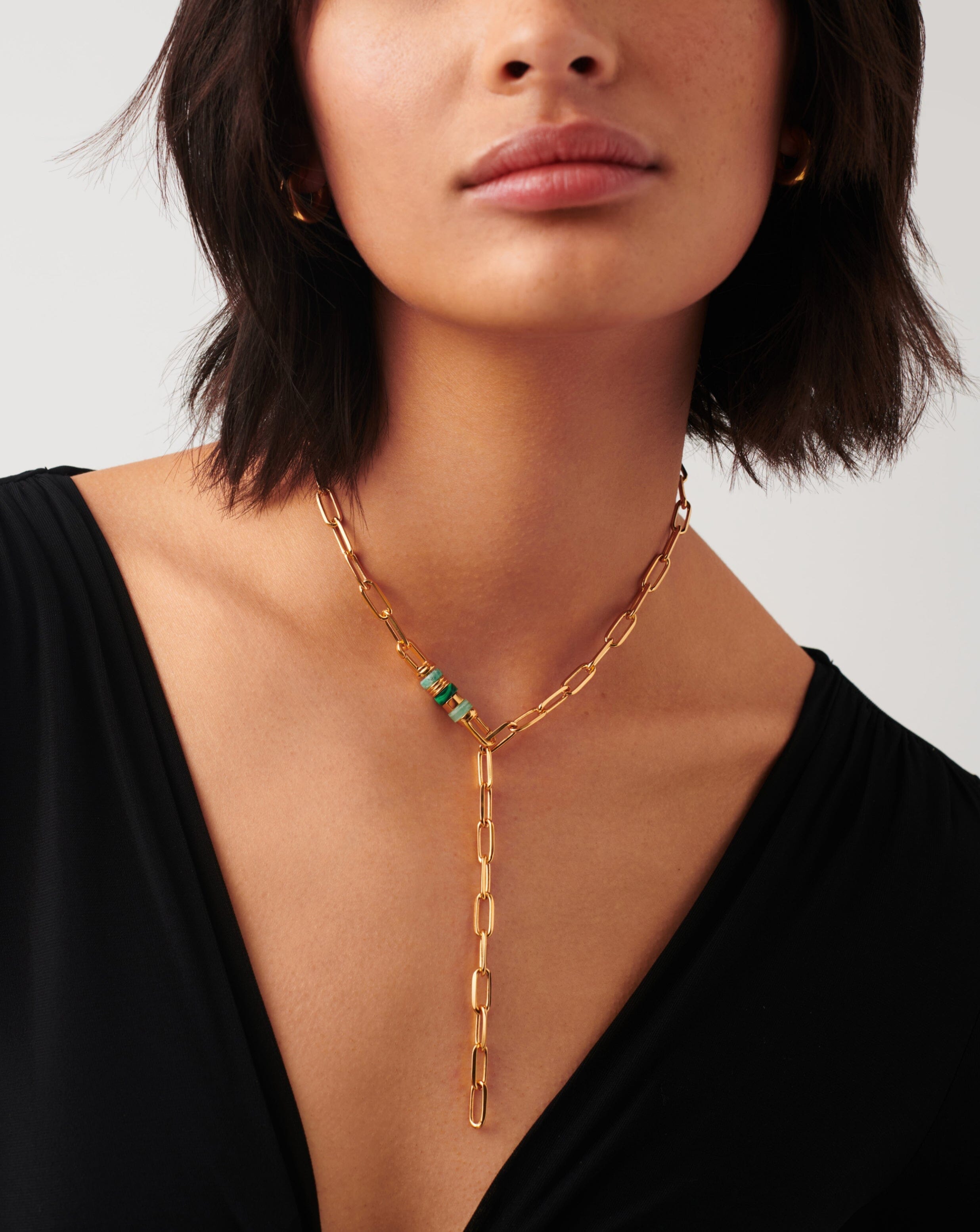 Abacus Beaded Spinning Charm Necklace | 18k Recycled Gold Plating on Brass