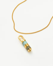 Abacus Beaded Spinning Pendant Necklace | 18k Recycled Gold Vermeil on Recycled Sterling Silver